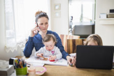 Trabajo en casa 100% efectivo es posible, aún con niños